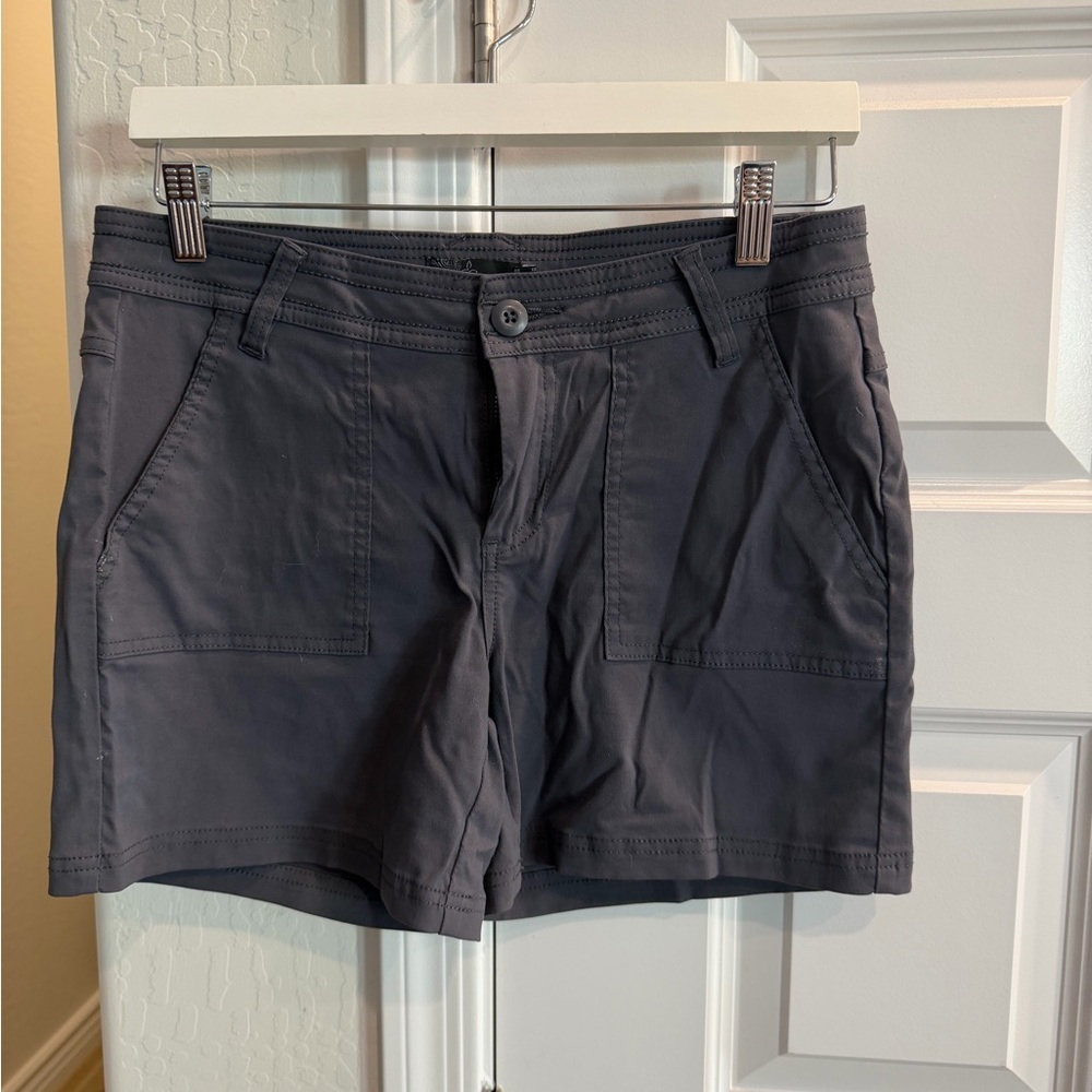 Prana Women's Charcoal Hiking Shorts